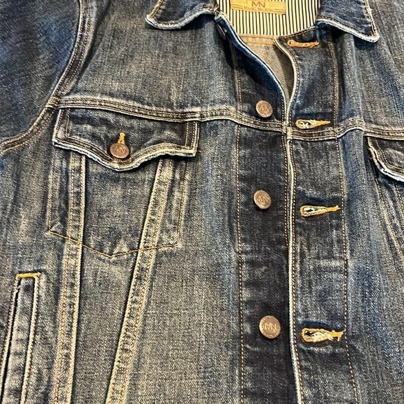 Marc Nelson Denim Trucker Jacket Size XS - Picture 14 of 16